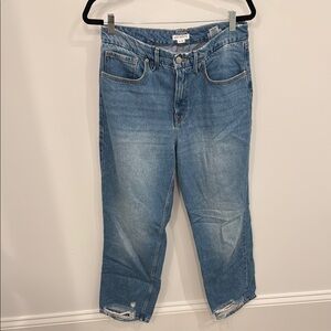 Good American Blue Ankle Cropped Jeans